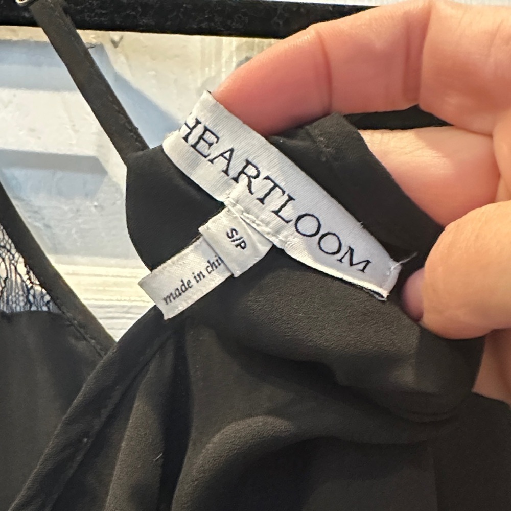 Heartloom Elegant Black Mini Dress - Picture 5 of 5
